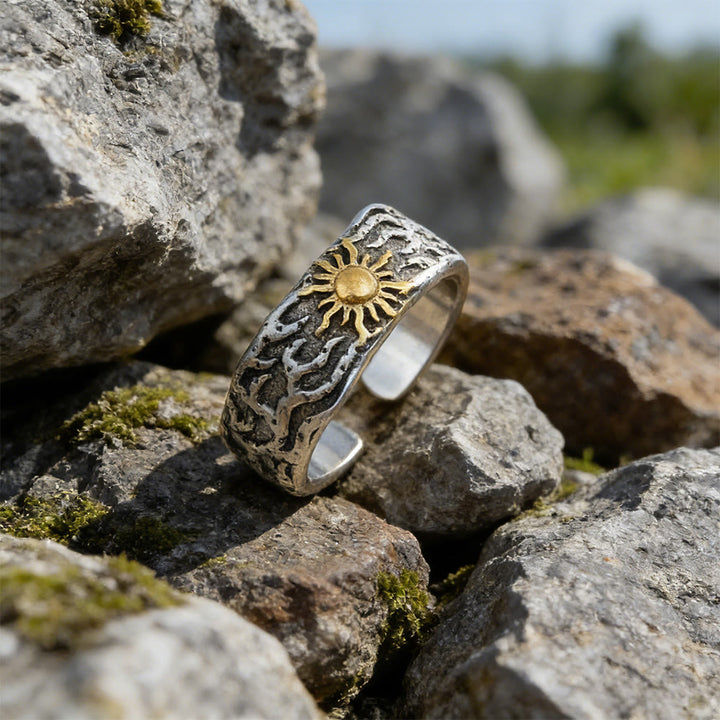 WorldNorse Wrought Sun Tangled Thorne Ring - image 4