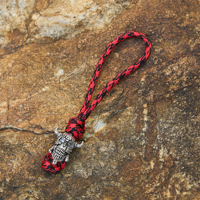 WorldNorse Macabre Charm Dual Tone Braided Keychain - Style#I - image 11