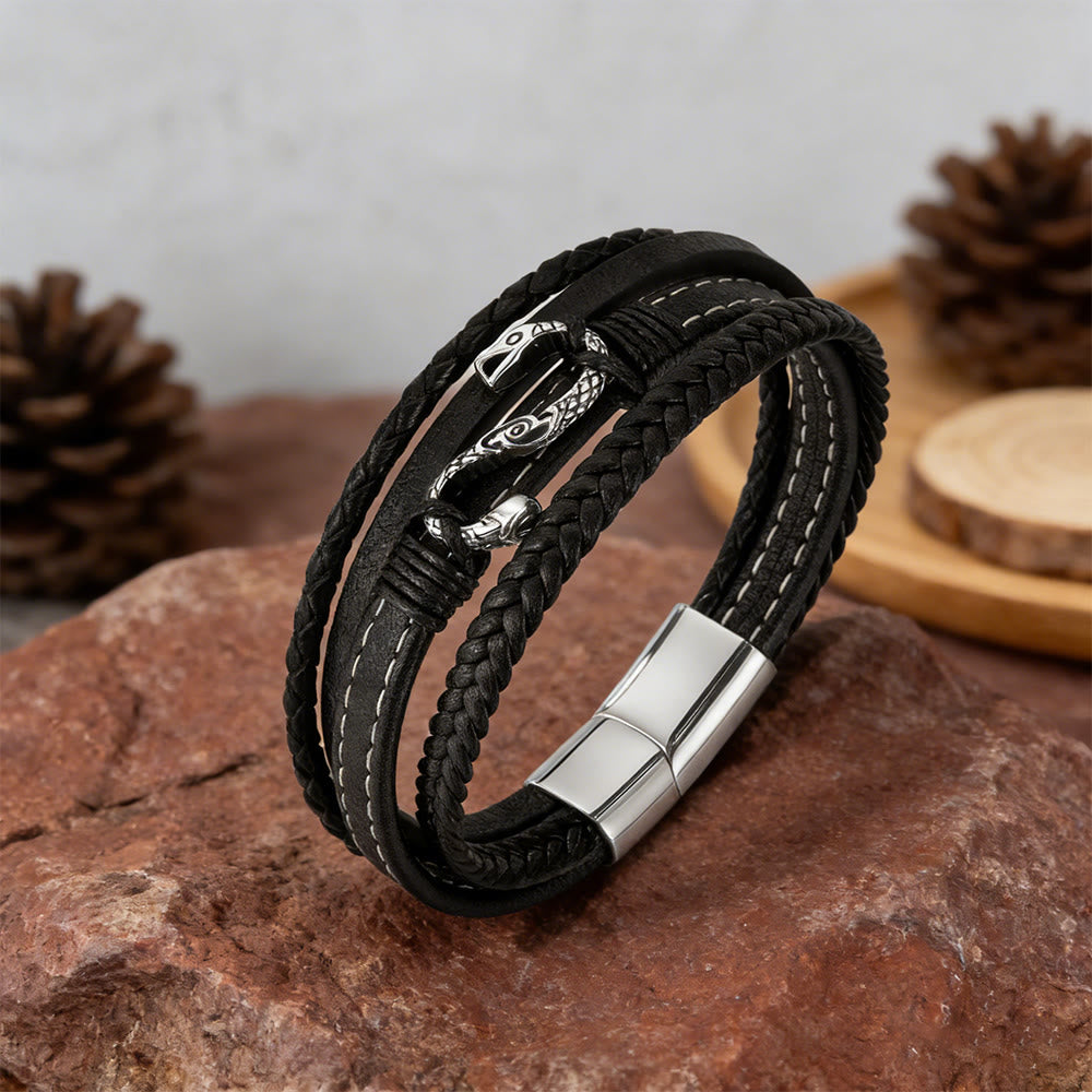 WorldNorse Forged Scaled Nidhogg Coil Bracelet - image 3