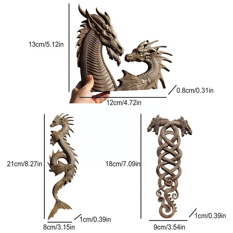 WorldNorse Viking Norse Dragon Resin Wall Decor - image 7