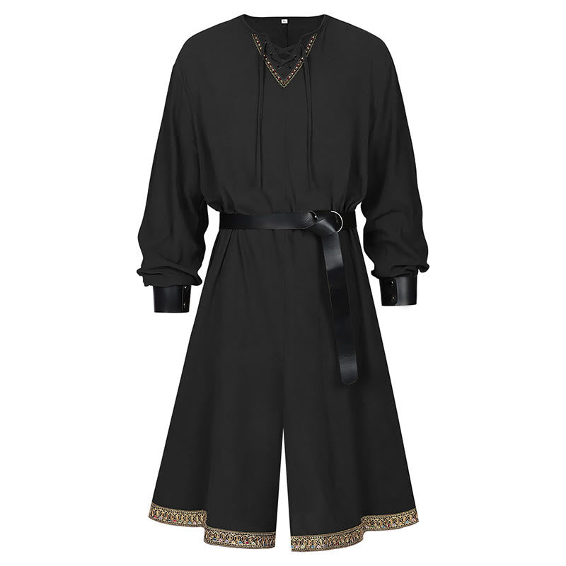 WorldNorse Woven Trimmed Tied Costume Robe - image 7