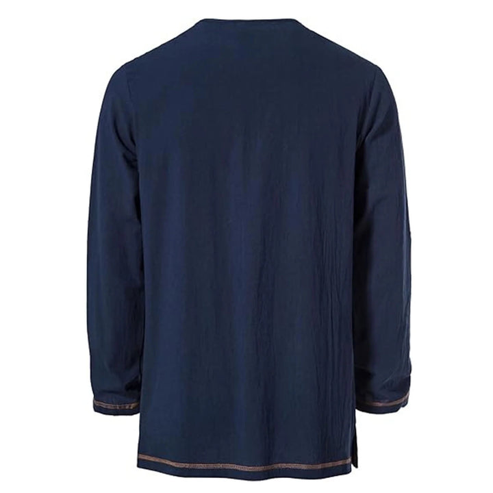 WorldNorse Stitched Hem Girdled Tunic Costume Shirt - image 18