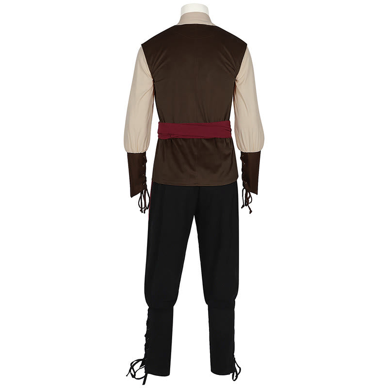 WorldNorse Norse Merchant Sash Tunic Vest Costume Set - image 22