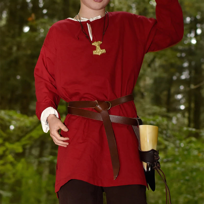 WorldNorse Medieval Forest Ranger Costume Shirt - image 10