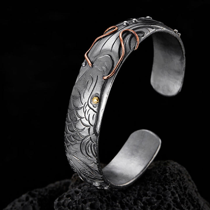 WorldNorse Handcrafted 999 Silver Norse Serpent Scale Bracelet - image 2