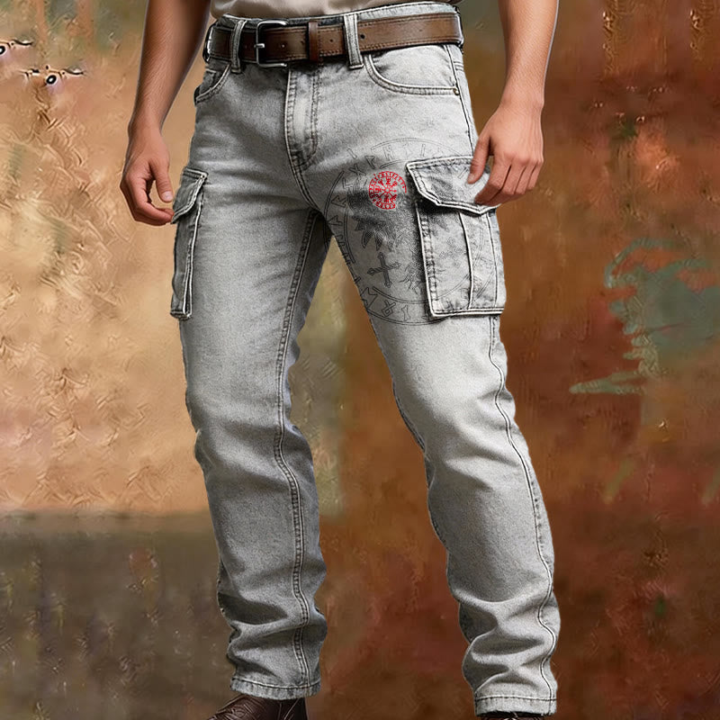 WorldNorse Viking Vegvisir Compass Cargo Pants - image 3