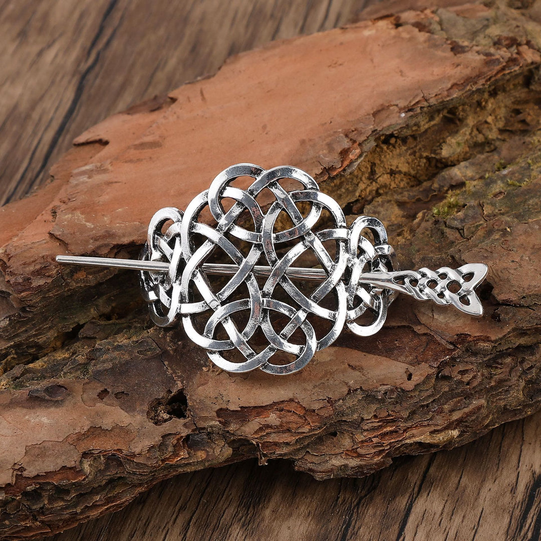 WorldNorse Eternal Bloom Celtic Knot Hairpin - Knot - image 2