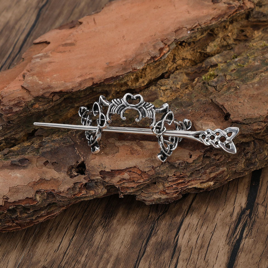 WorldNorse Norse Royal Celtic Knot Hairpin - Knot - image 0