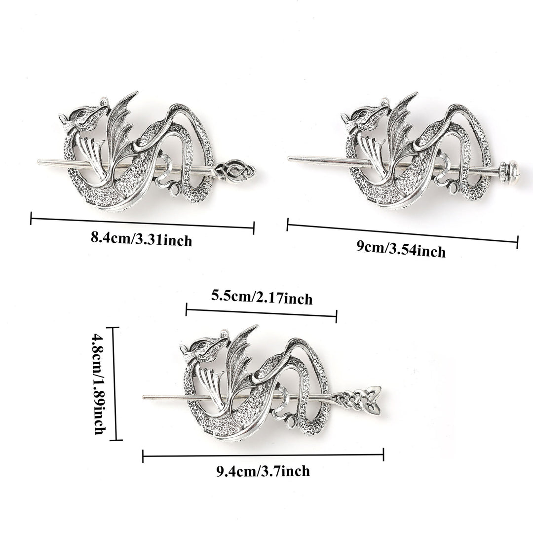 WorldNorse Viking Norse Dragon Knot Hairpin - image 3