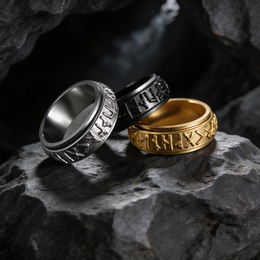 WorldNorse Classic Norse Rune Spinnner Ring - image 11
