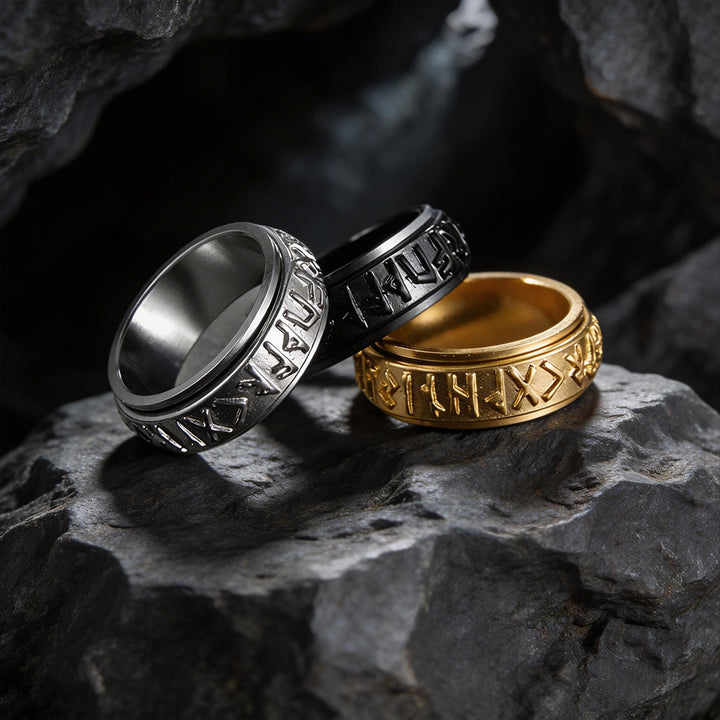 WorldNorse Classic Norse Rune Spinnner Ring - image 11