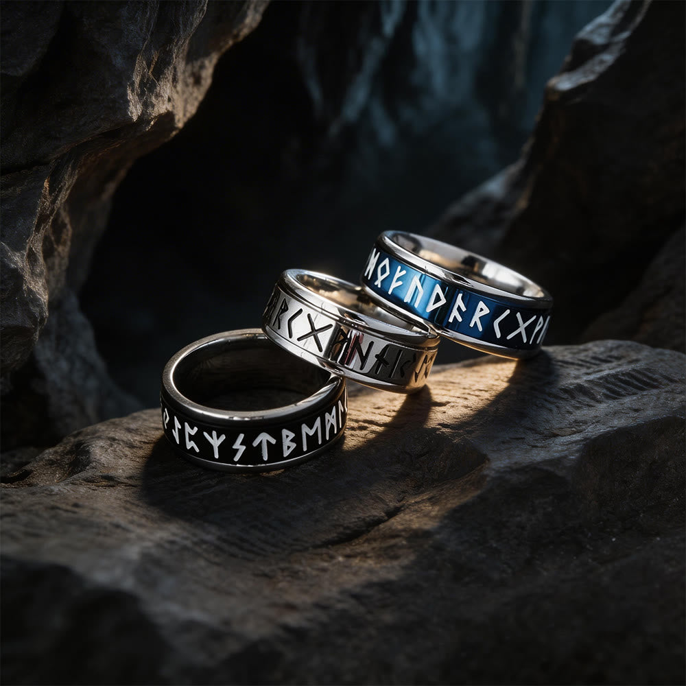 WorldNorse Classic Norse Rune Spinnner Ring - image 5