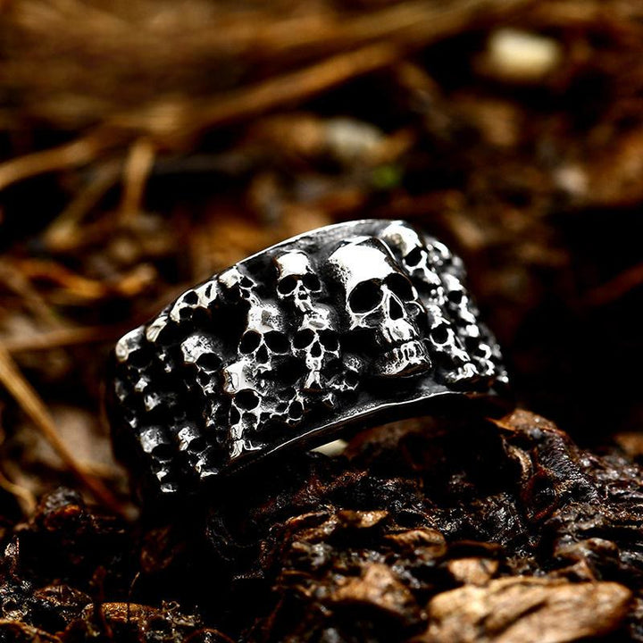 WorldNorse Underworld Skull Horde Ring - AU Size Z+1（US 14） - image 0