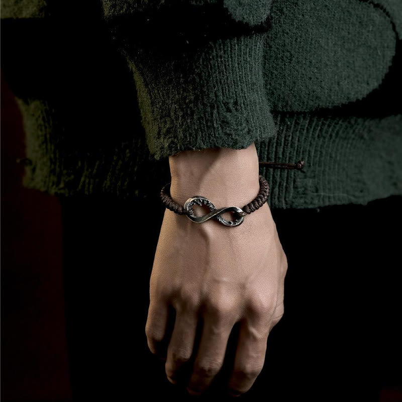 WorldNorse Handcrafted 999 Silver Infinity Knot Bracelet - image 6