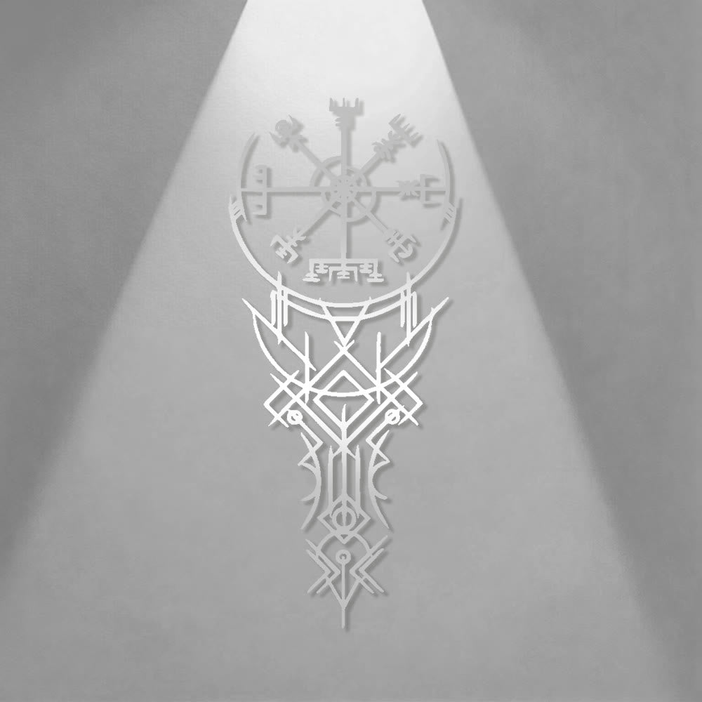 WorldNorse Viking Vegvisir Compass Totem Metal Wall Decor - image 11