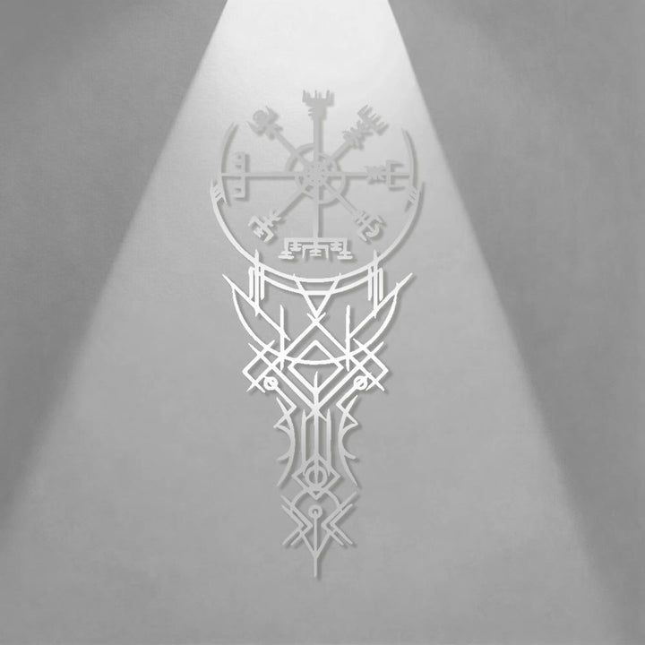 WorldNorse Viking Vegvisir Compass Totem Metal Wall Decor - image 11