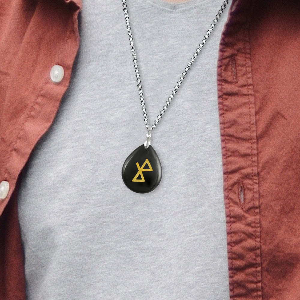 WorldNorse Healing Harmony Rune Crystal Necklace - image 2