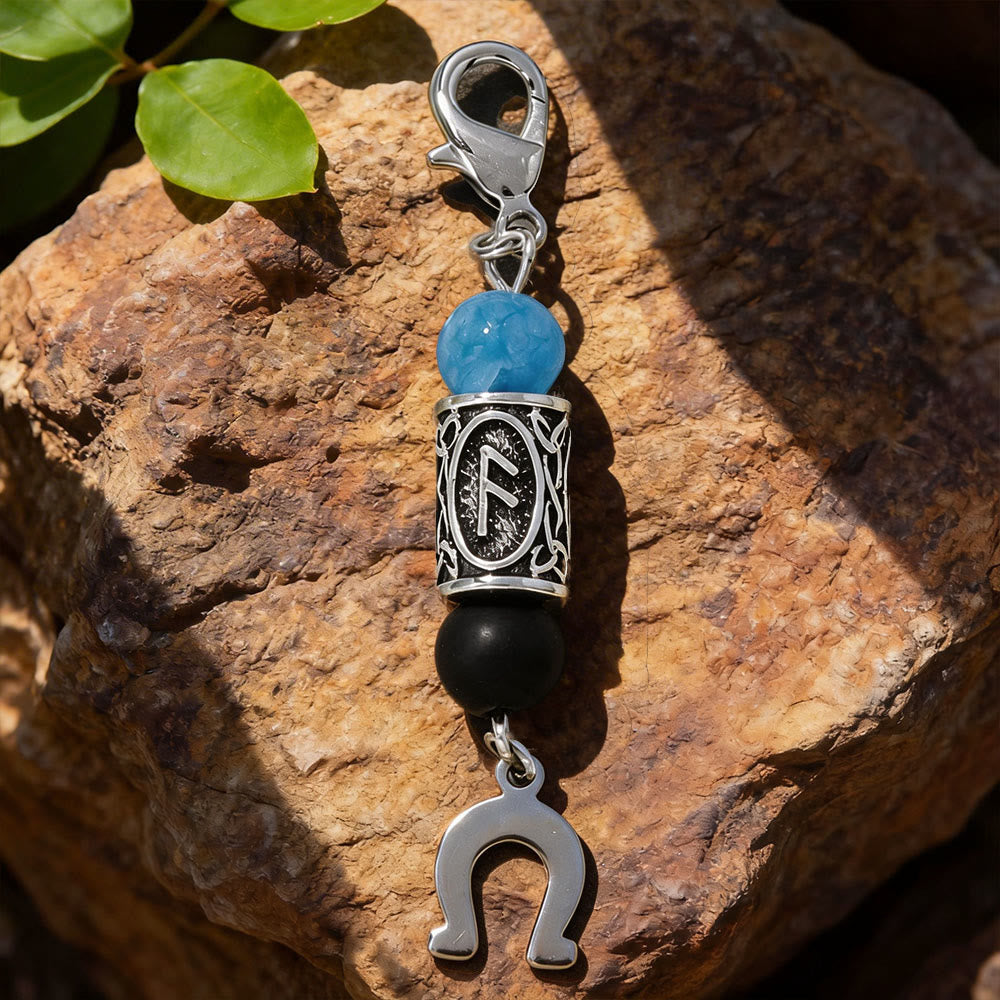 WorldNorse Nordic Rune Talisman Bead Keychain - M - image 13