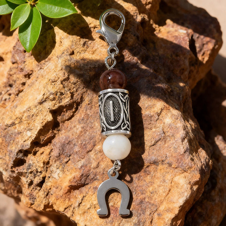 WorldNorse Nordic Rune Talisman Bead Keychain - C - image 3