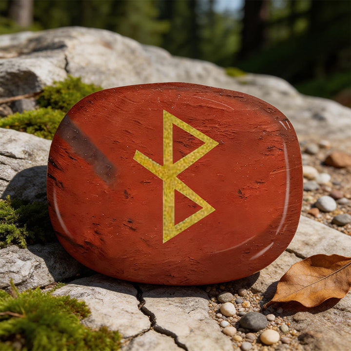 WorldNorse Healing Bind Rune Vitality Crystal Decor - Red Jasper - image 3