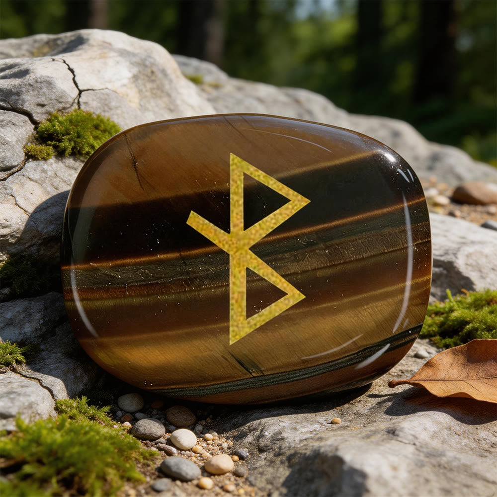 WorldNorse Healing Bind Rune Vitality Crystal Decor - Tiger's Eye - image 14