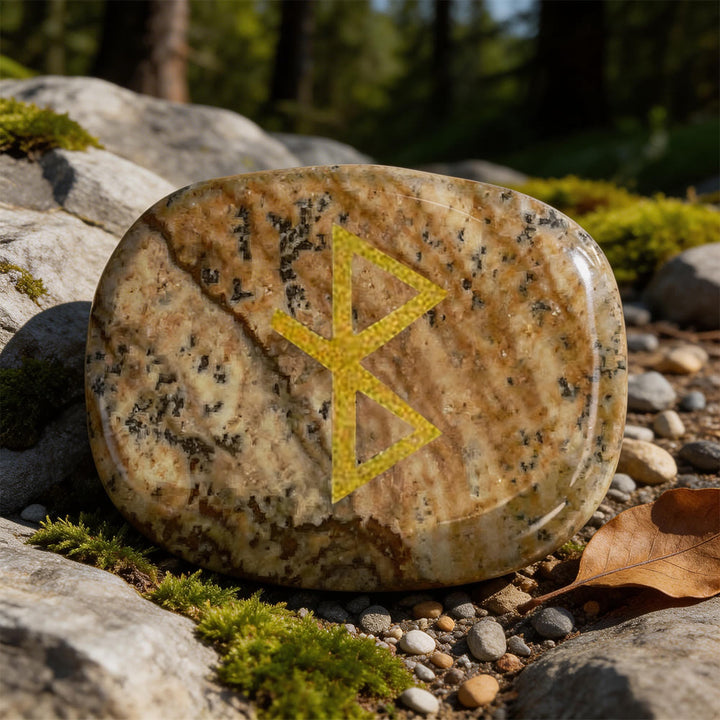 WorldNorse Healing Bind Rune Vitality Crystal Decor - Picture Jasper - image 13