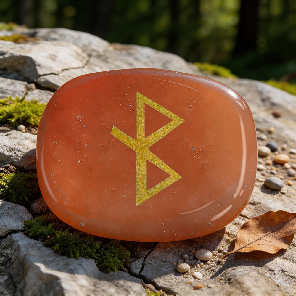 WorldNorse Healing Bind Rune Vitality Crystal Decor - Red Aventurine - image 6