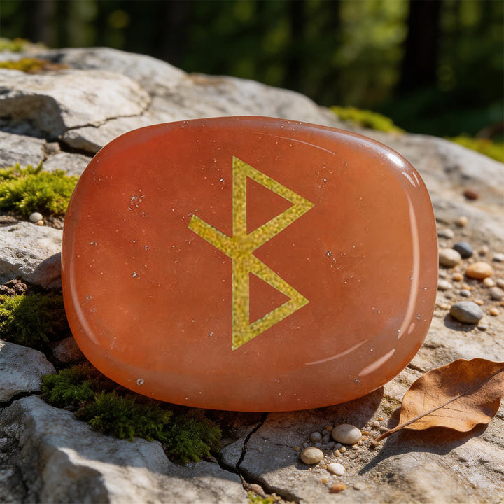 WorldNorse Healing Bind Rune Vitality Crystal Decor - Red Aventurine - image 6