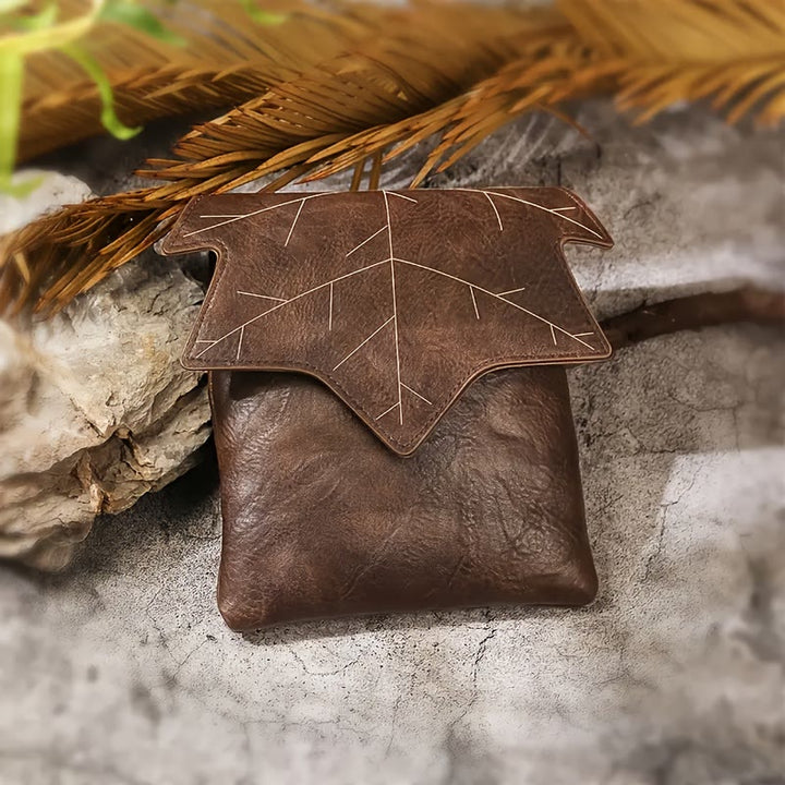 WorldNorse Vintage Leaf Design Pouch Bag - image 2