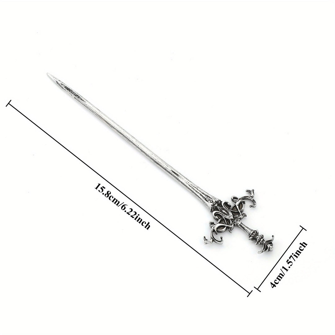 WorldNorse Crescent Viking Sword Hairpin - image 8