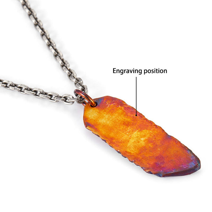 WorldNorse Handcrafted 999 Silver Enchanted Hue Feather Necklace - With Chain - YES PLEASE - image 5