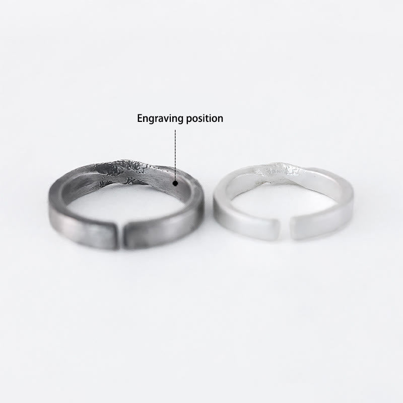 WorldNorse Handcrafted 999 Silver Handmade Rugged Twist Textured Ring - Retro Black - YES PLEASE - image 3