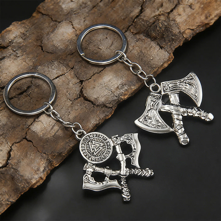 WorldNorse Assorted Carved Viking Axe Keychain - image 13