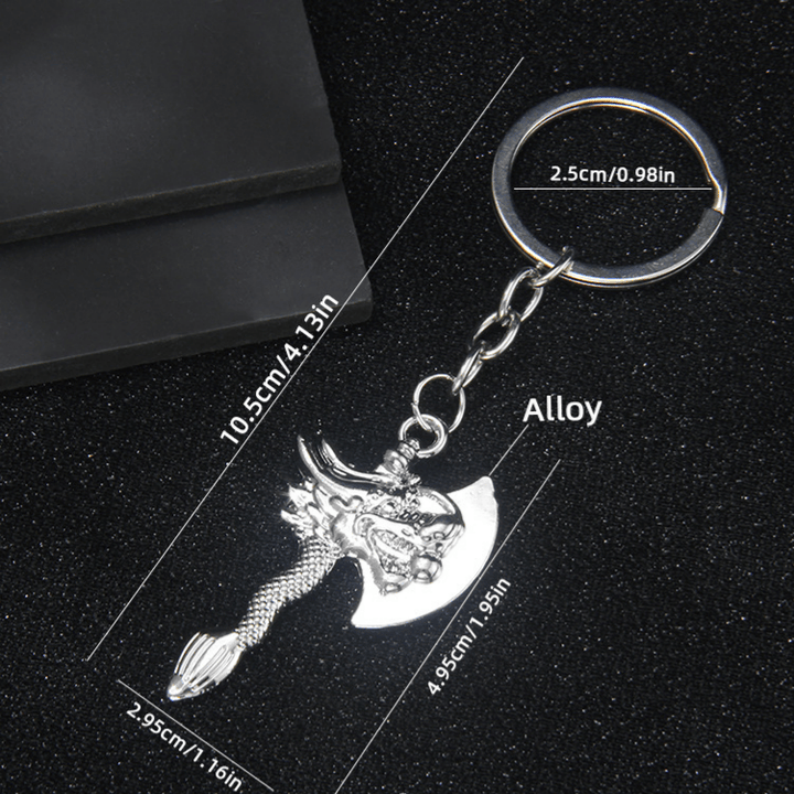 WorldNorse Assorted Carved Viking Axe Keychain - image 5