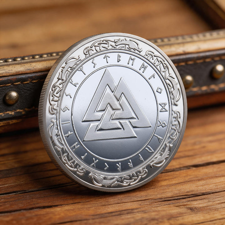 WorldNorse Double-sided Valknut Embossed Commemorative Coin - image 5