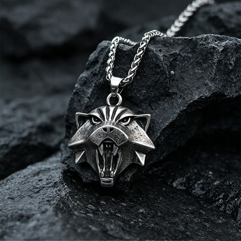 WorldNorse Nordic Wolf Head Necklace - image 4