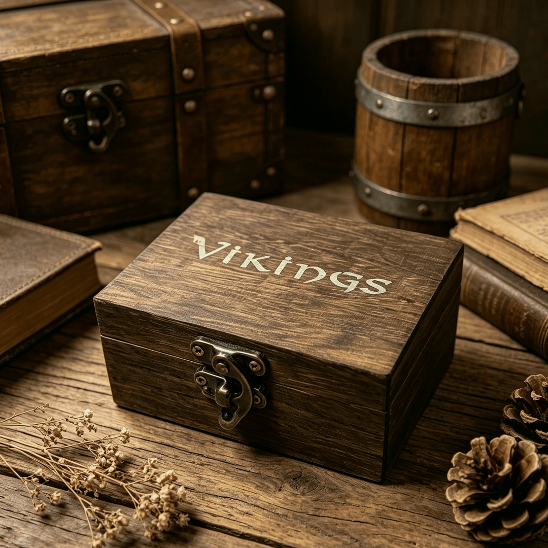 WorldNorse Vintage Metal Clasp Viking Jewelry Box - Necklace box - image 4
