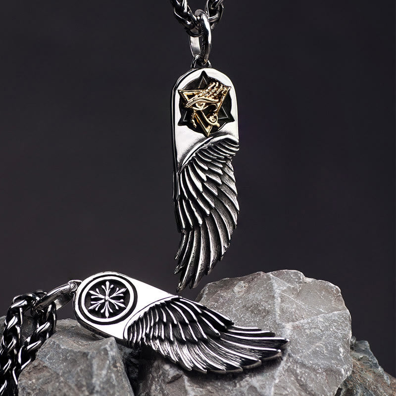 WorldNorse Eye of Horus Wing Necklace - image 0