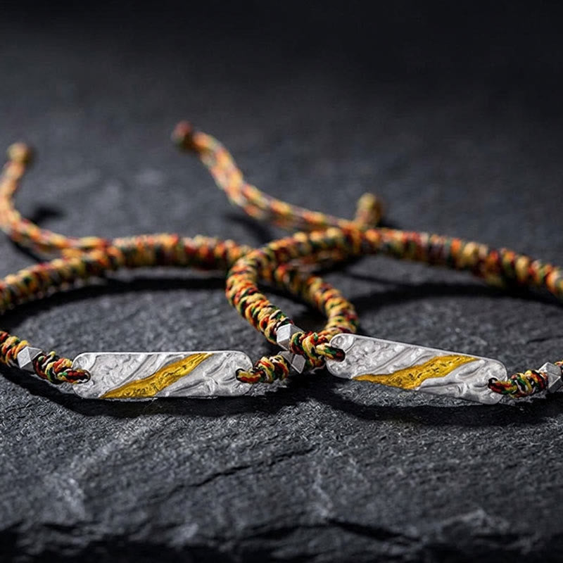 WorldNorse Handcrafted 999 Silver Glacier Vein Bracelet - Colorful - YES PLEASE - image 4