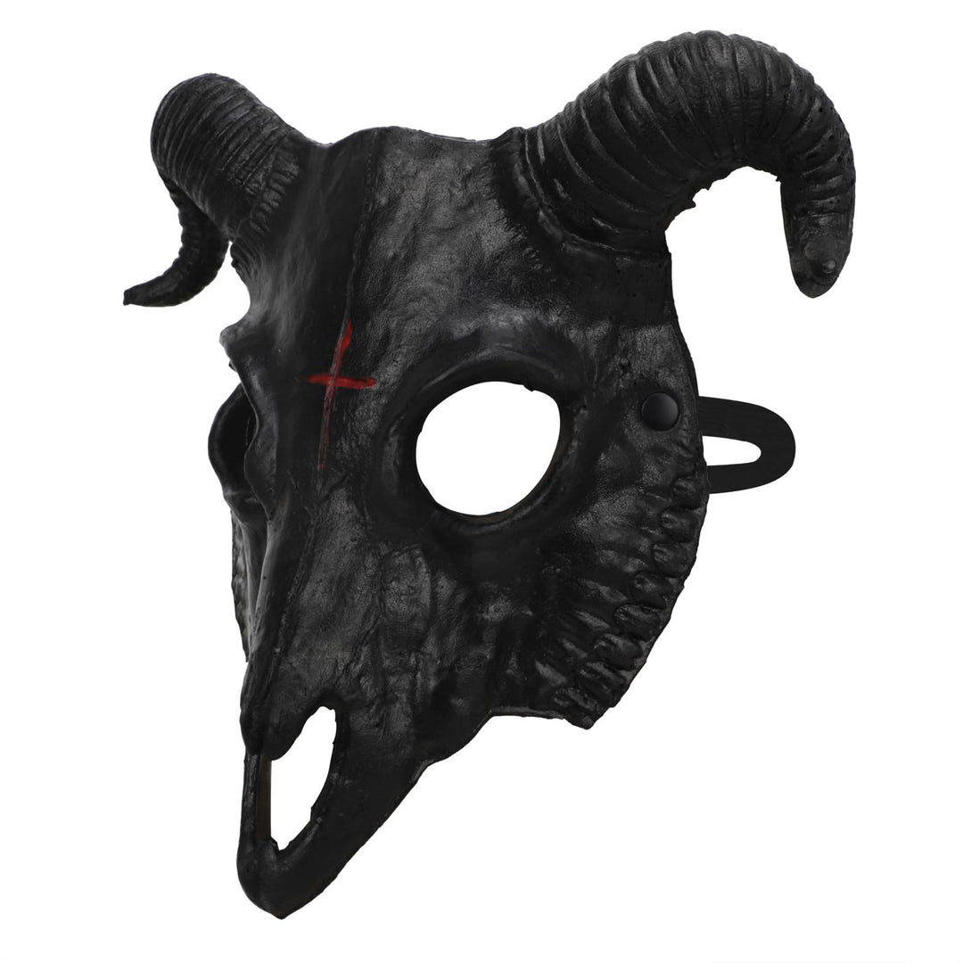WorldNorse Gothic Goat Skull Head Mask for Cosplay Halloween Decor Prop - image 6