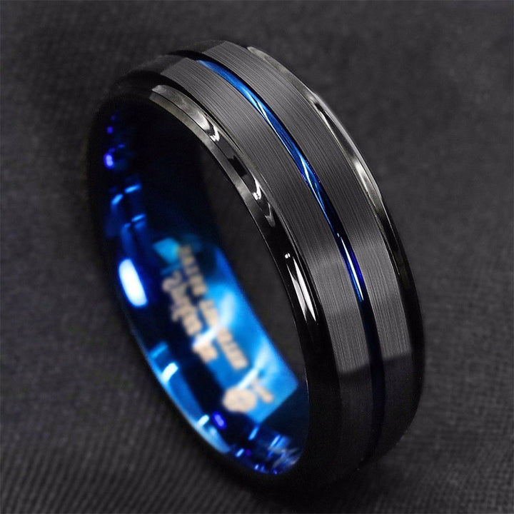 WorldNorse Viking Style Alloy Ring - Orbital#Blue - AU Size Z (US 13) - image 15